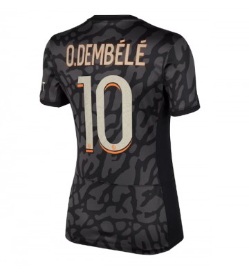 Paris Saint-Germain Ousmane Dembele #10 Koszulka Trzecich Kobiety 2023-24 Krótki Rękaw